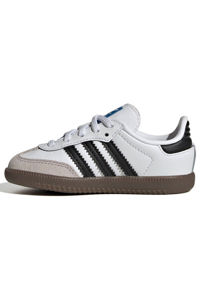adidas حذاء سامبا أو جي إف إل آي الرياضي الأبيض للأطفال JQ3191