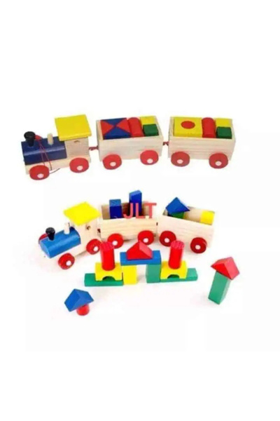 Generic Wooden Train Learning Vehicles Blocks