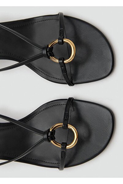 MANGO Woman Halka detaylı topuklu sandalet