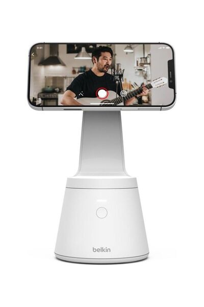 Belkin Magnetic Mount With Face Tracking White
