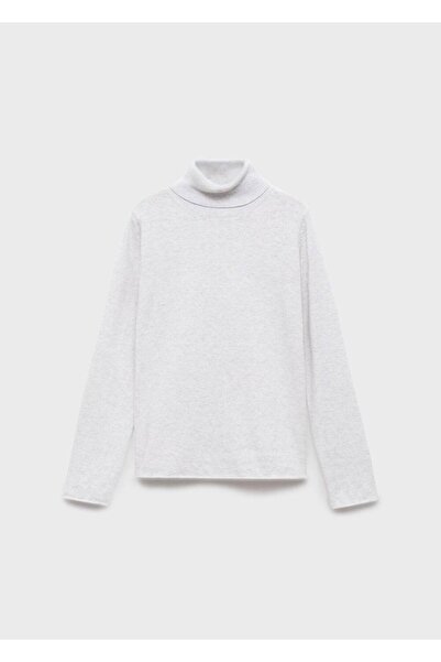 MANGO Kids Boğazlı örgü kazak