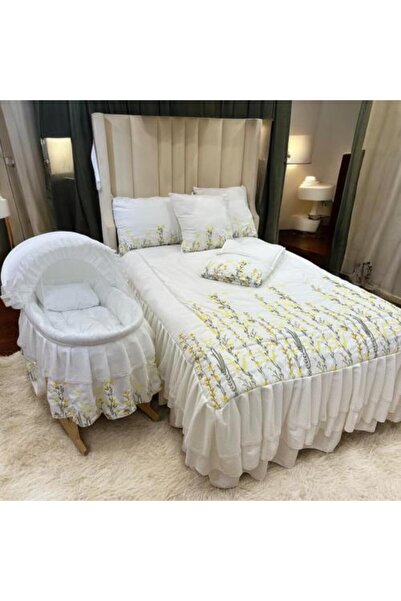 obejana طقم استقبال مولود فاخر - ليموني لامع