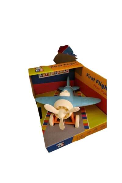lets be child Plastic Airplane, Blue/Orange, 23x23cm, LC