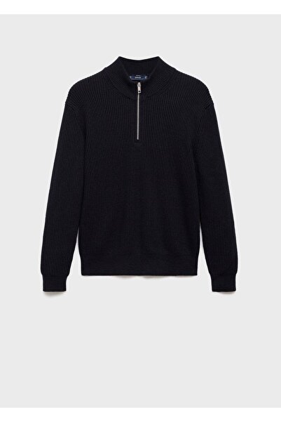 MANGO Man %100 pamuklu perkins yaka kazak