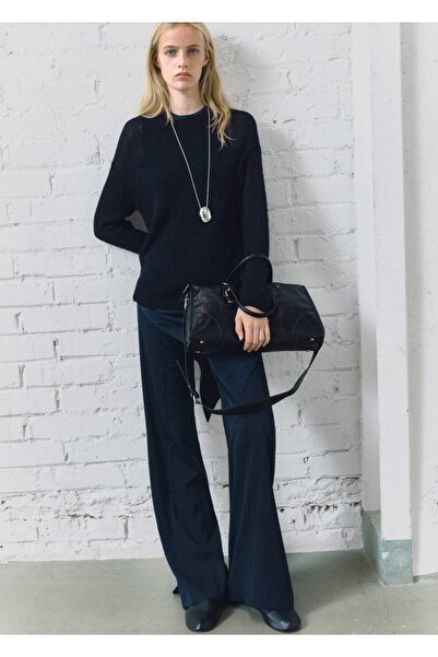 MANGO Woman Uzun flare pantolon