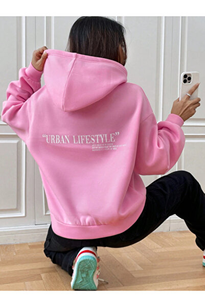 Revasser Unisex Erkek/Kadın URBAN LIFESTYLE Renkli Özel Baskılı Pamuklu Overs...