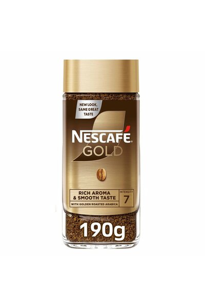 Nescafe Gold Rich Aroma & Smooth Taste Instant Coffee 190 gPremium Blend for Daily Enjoyment
