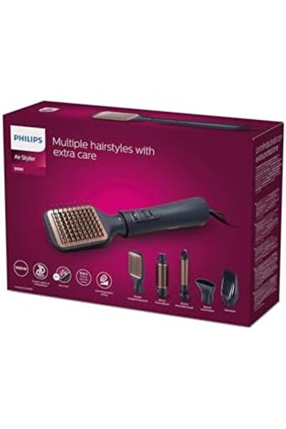 Philips 5000 Series Air Styler for Drying & Styling in one-go, from wet to dry styling with ionic ca