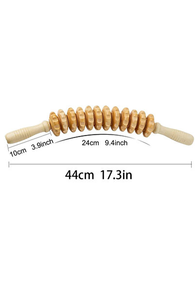 choice2 بكرة خشبية منحنية من النوع 3 لعلاج السيلوليت في المعدة، أداة تدليك عل...