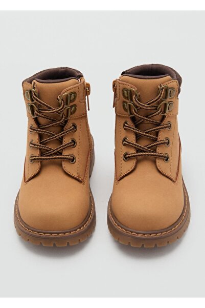 MANGO Baby Lace-Up Mountaineer Boots