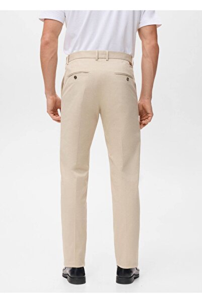 MANGO Man Regular kesim pamuklu pantolon