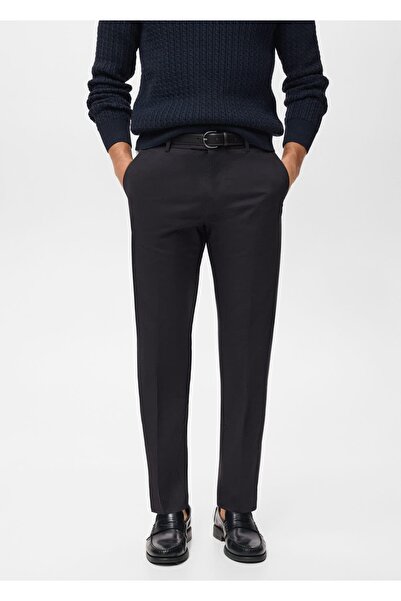 MANGO Man Regular kesim pamuklu pantolon