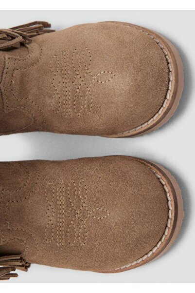 MANGO Baby Püsküllü deri çizme