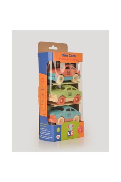 lets be child Set 3 plastic cars, 5x9 cm, LC