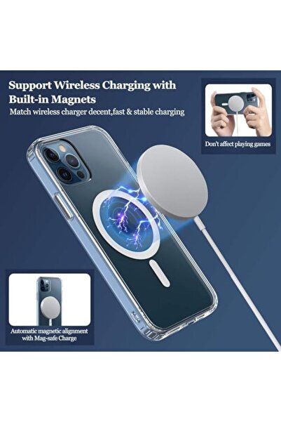 Generic Magnetic Matte Case for iPhone 13 | Transparent