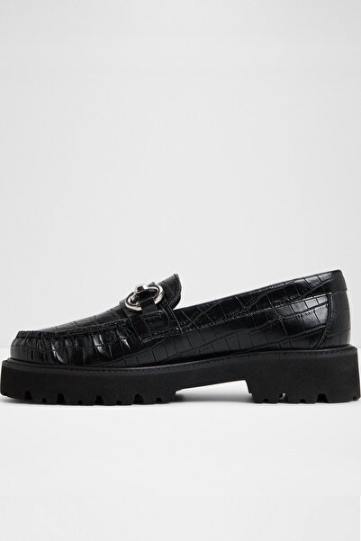 Aldo DANROSE - Дамски черни мокасини без връзки