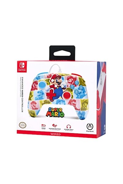 Powera Enhanced Wired Controller Mario Hero Reel