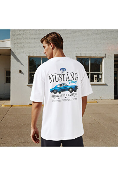 SP Characters تي شيرت بطبعة جرافيكية لسيارة موستانج