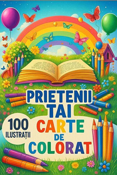 Disney Your Coloring Book "Your Friends" 100 Illustrated A4 Laminated Cardboard Covers