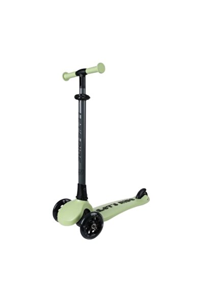 lets be child Trotinetă Ride Two Led, verde, 88cm, 50kg, LC