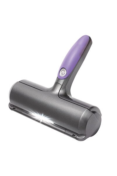 REDz Accessories Perie electrică pentru colectarea părului, LED integrat, gri