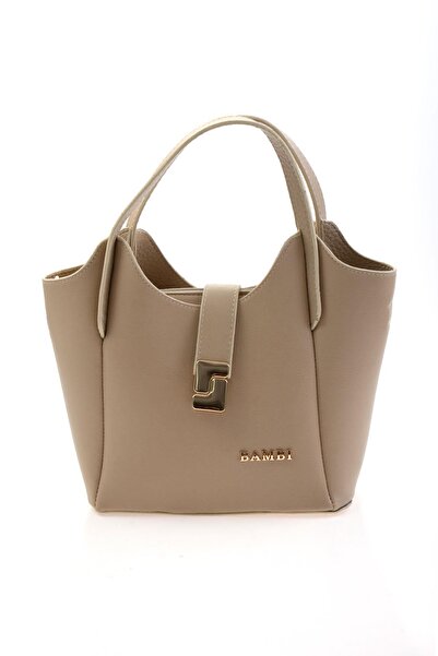 Bambi Vizon Kadın Omuz Çantası C06636700009