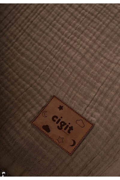 Cigit Muslin Four Layer Bedspread 200X220 cm K Beige