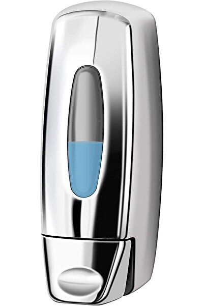 Duravel موزع صابون سائل مثبت على الحائط، لون فضي كروم، زر ضغط يدوي