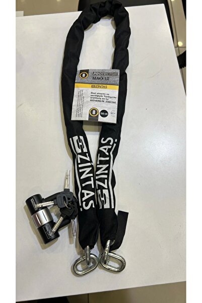 Zintaş Kilit MAX10 150 cm x 10mm Motosiklet Kesilmez Zincir