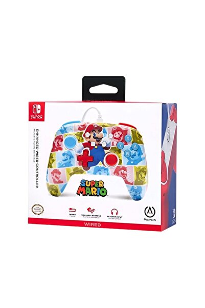 Powera Enhanced Wired Controller Mario Hero Reel