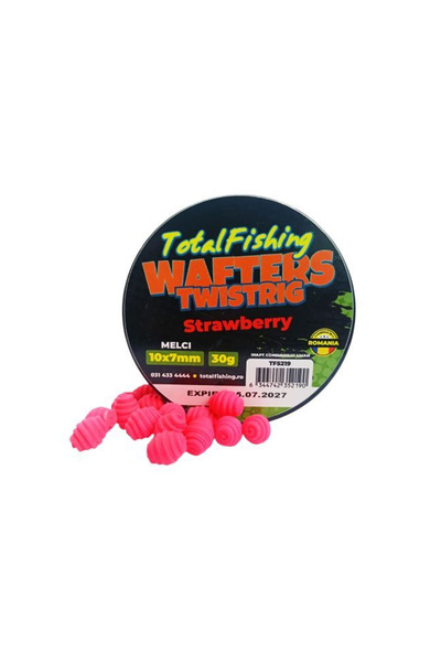 TotalFishing Wafters TwistRig Strawberry 10x7
