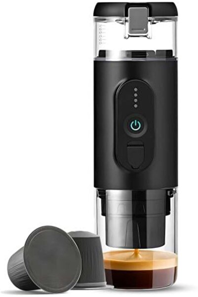 lutors صانعة الإسبريسو المحمولة - صانعة قهوة قابلة لإعادة الشحن بقوة 18 بار