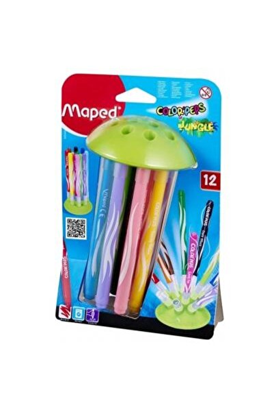 Maped Carioca 12 culori Color peps Jungle Innovati