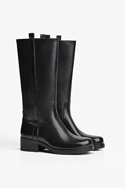 Bershka Flat knee-high boots
