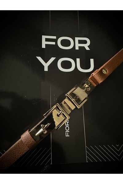 FioriModa Thin Buckle Adjustable Women's Pants Belt, Coat Belt, Dress Belt, Shirt Belt
