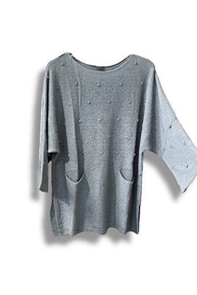 SUMEF Mercerized Knitwear Γυναικείο Oversize Τουνίκ - Μέγεθος 38-52 Ταιριάζει...