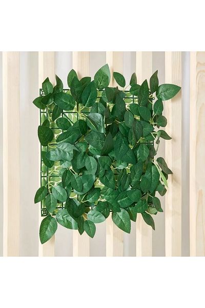 Home Box Delsa Artificial Hedge Mats Rose Leaf - 33x33 cm