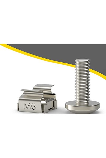 OEM M6 Kafes somun-M6x15 YSB VİDA Kabin Somun-Vida (50 SET) Civata