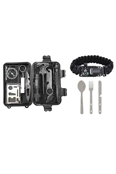Globalport Retail Camping Hiking Survival Set USG010, 16 in 1, multifunctional