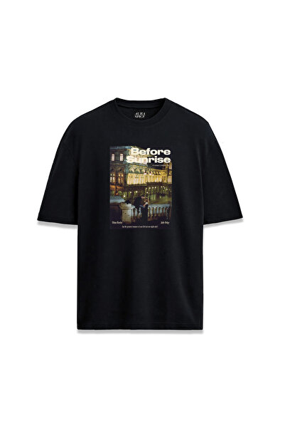 Darkia تي شيرت مطبوع بتصميم فيلم Before Sunrise للجنسين