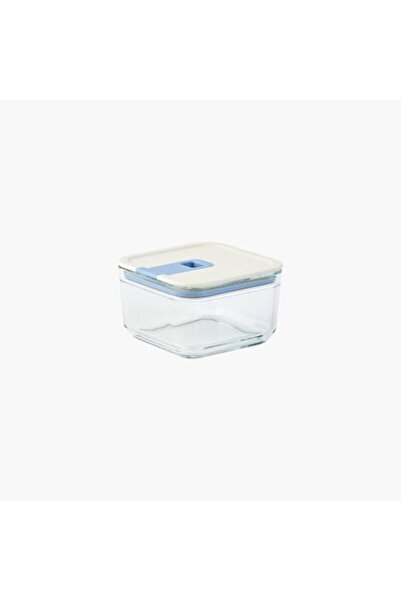 NEOFLAM , Perfect Seal, Glass Food Container, 500ml, Square, with lid, Heat Resistant Glass up to 400