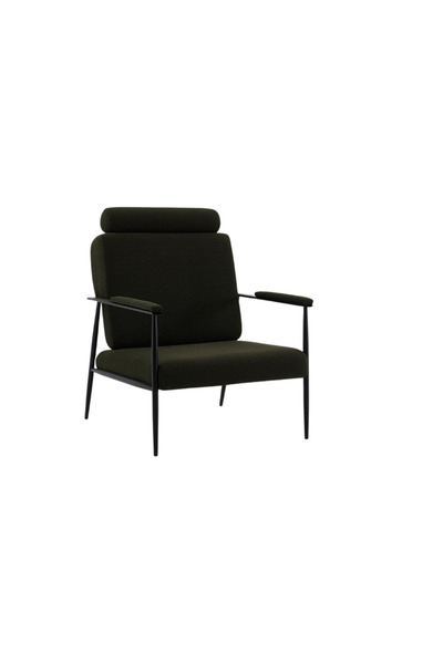 Ebticar Single fabric chair, green