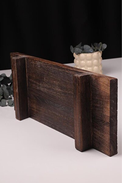 Bambum Pavlonya Classic Dark Wood Presentation and Serving Set Rectangular Serving Plates