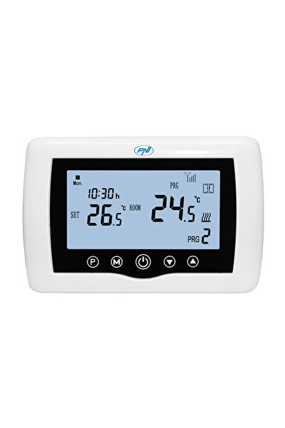 PNI Έξυπνος Θερμοστάτης CT400 Ασύρματος, με WiFi, Έλεγχος 2 Ζωνών μέσω Internet, για Κεντρική Θέρμανση