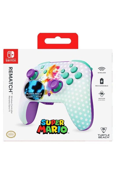 Turtle Beach Ασύρματο χειριστήριο Rematch Super Mario (φωτίζει στο σκοτάδι)