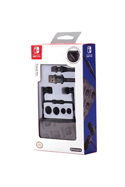 Powera Kit de călătorie NSW, PowerA, cablu USB-C 3m, căști intraauriculare, protecție ecran antireflex