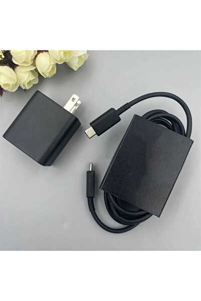 Generic P-T4510 45W GaN Super Fast Charger Kit with 5A Type-C Cable - US/EU Plug for Galaxy Phones