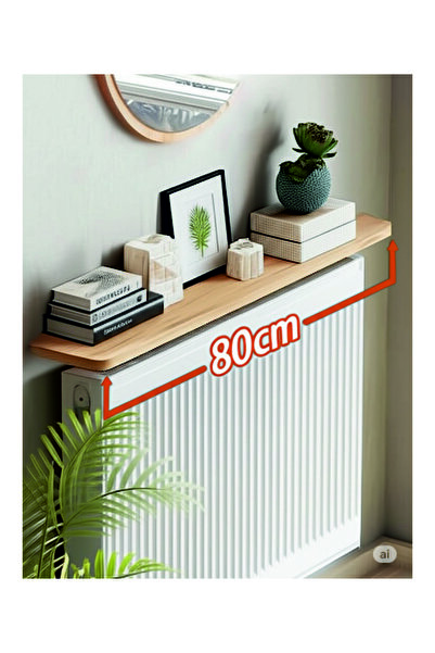 dedeler dekor 4 KÖŞE OVAL Petek Üstü Raf Dresuar Duvara Montajsız Kalorifer P...