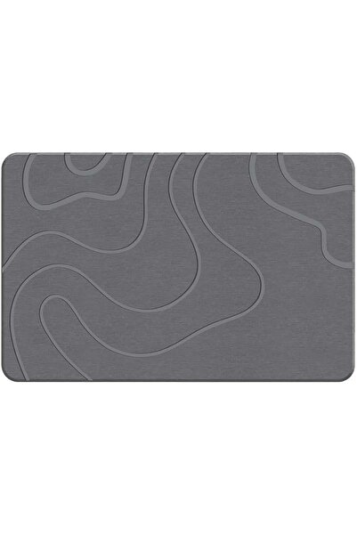 Elindor Covoraș de baie universal cu diatomite, modern, antiderapant, absorba...