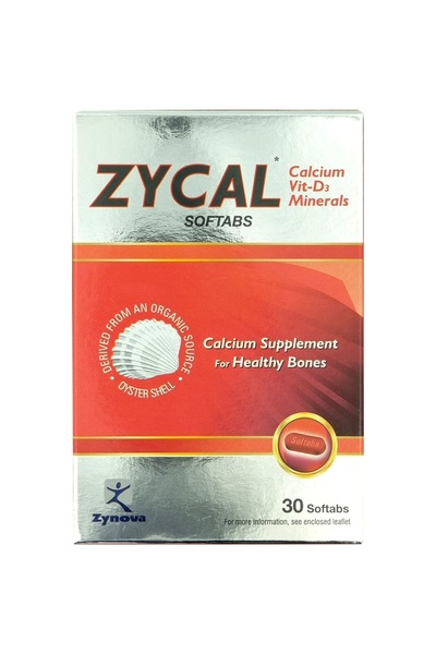 Zynova ZYCAL SOFTABS 30'S